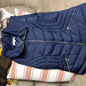 Talbots navy vest new without tags